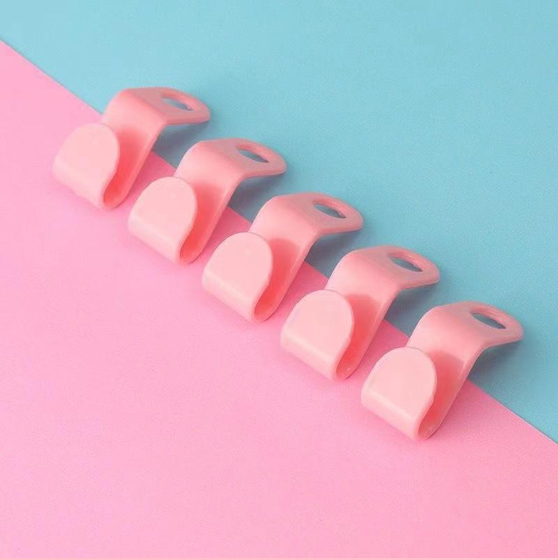 5pcs Household Pendant Connecting Hook Multi-Functional Stackable Fashion Pendant Connection Buckle Thickened Plastic Connection Buckle Hook