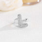 New 26 English letter rings fashionable chubby balloon letter rings with adjustable opening for women