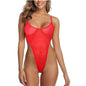Beach Goddess Swimsuit - High Waist Bikini Mesh Details Sexy Lingerie for Beach or Bedroom