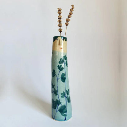 Bohemian Face Family Vase Dried Flower Handmade Vase Home Resin Craft Ornament