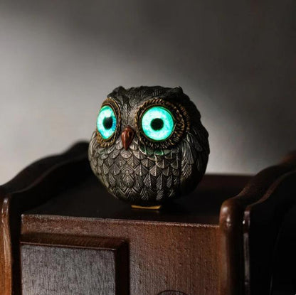 Owl Beads Pendant Owl Home Decoration Resin Craft Ornament