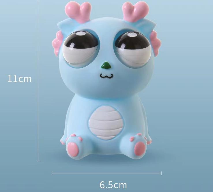 Blast Eye Dragon Squeezing Toy Decompression Toy Dragon Year Squeeze Stare Xlongren Doll Vent Blast Eye Dragon Toy Wholesale