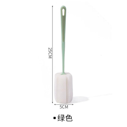 2pcs Cup brush, cup magic tool, water cup cleaning, long handle washing, bottle brush, no dead corners to remove tea stains, sponge small brush