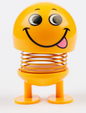 Spring Bobble Head Doll Cartoon Ornaments Car Facial Expression Bag Car Decoration Car Interior Decoration Creative Cute
