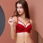 Sexy Lace - Embroidered Women's Lingerie Set. Fashionable Detachable Thin Straps, Upper Thin and Lower Thick Design, Push - Up Bra for Small - Breasted Ladies. Ideal for Date Night and Special Occasions