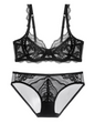 Sponge-free ultra-thin lace bra, sexy underwear, bra set for women