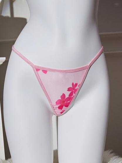 Sexy lingerie lace perspective temptation hollow floral skirt Valentine's Day uniform suit