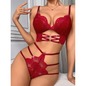 Sexy lingerie lace cup bra smart two-piece set