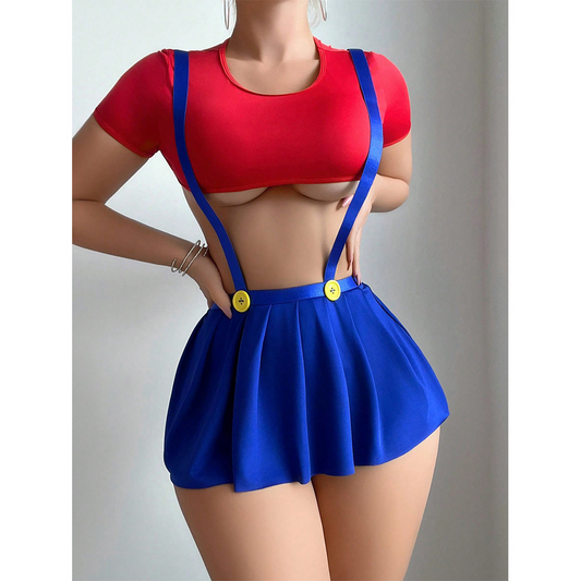 Spicy Girl Lingerie Set - Passionate Uniform for Women