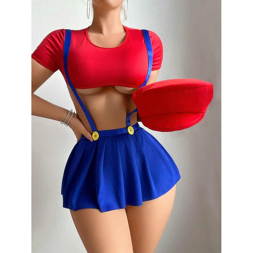 Spicy Girl Lingerie Set - Passionate Uniform for Women