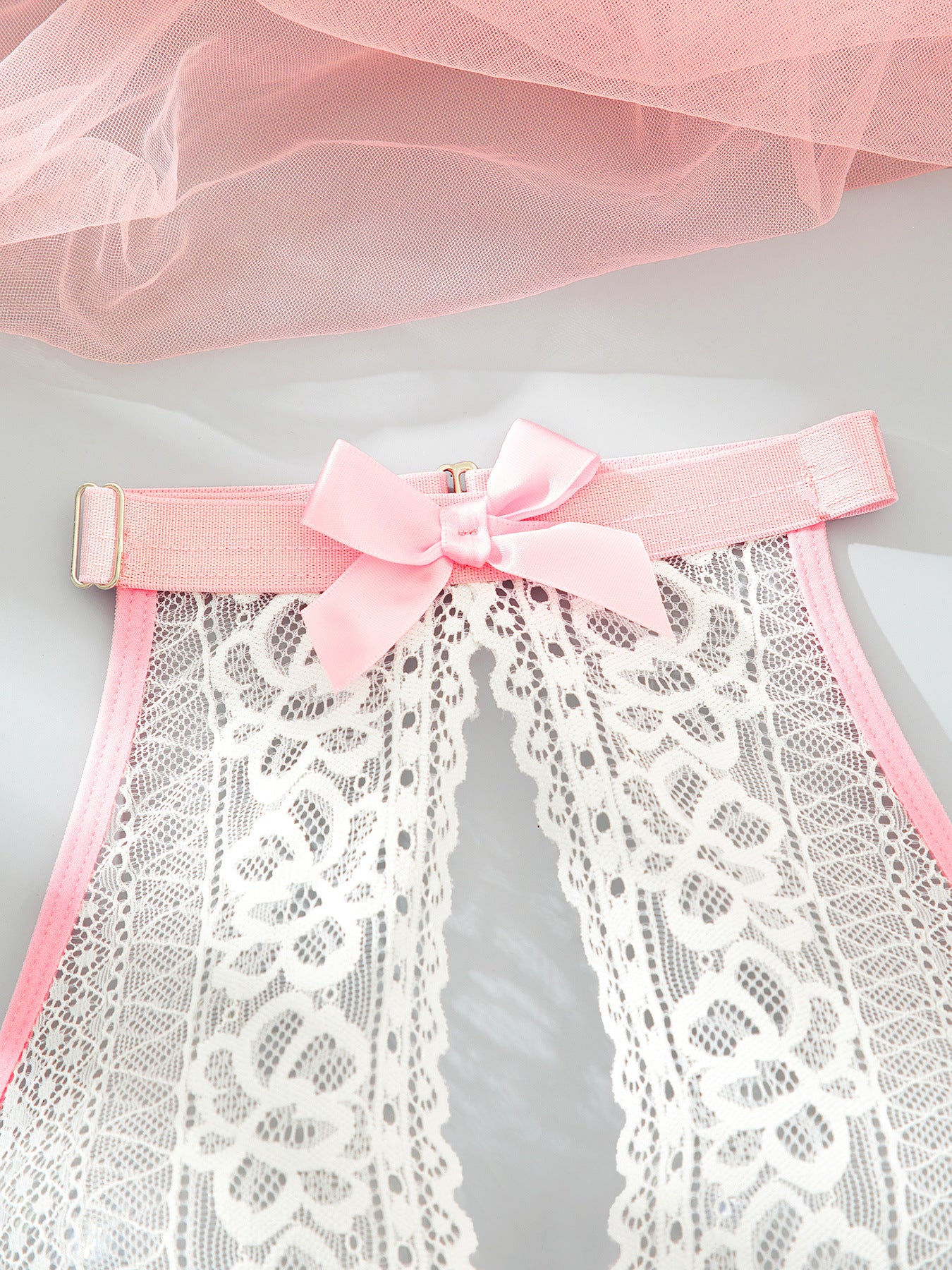 Sexy Temptation Set with Lace Bra, Skirt, and Thong Best Seller