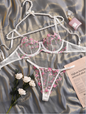 Popular INS - Style Lingerie Set in Europe and America, Embroidered Flower Sexy Lingerie,  Perfect for Passionate Moments, Ideal Gift for Couples