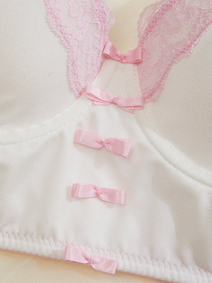 Sexy Lace and See-Through Bra and Thong Set |   2-Piece Lingerie Set for Women