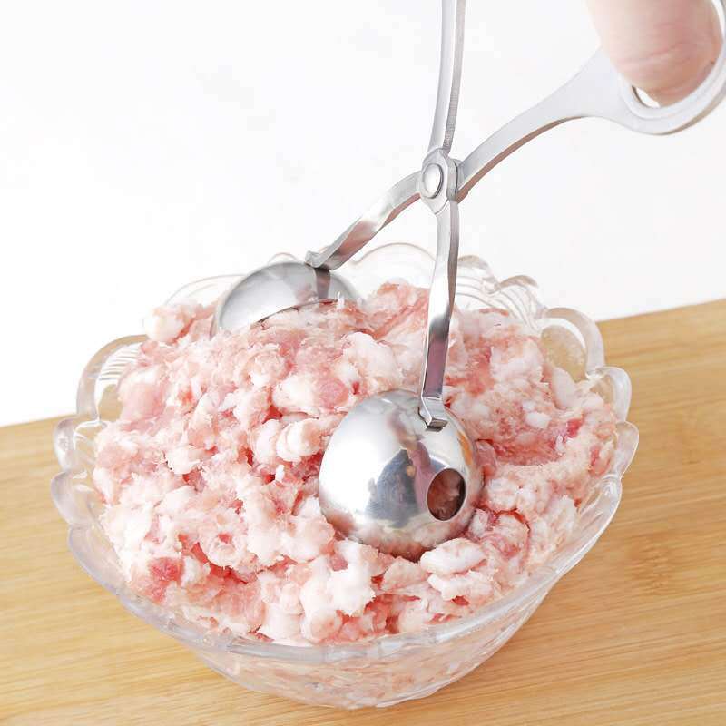 2pcs Stainless Steel Meatballs Maker TikTok Rice Ball Mold l Fried Pork Balls Household Tools Meatball Clip