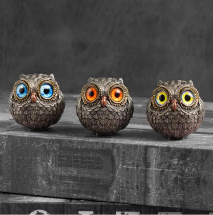 Owl Beads Pendant Owl Home Decoration Resin Craft Ornament