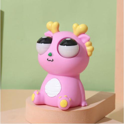 Blast Eye Dragon Squeezing Toy Decompression Toy Dragon Year Squeeze Stare Xlongren Doll Vent Blast Eye Dragon Toy Wholesale