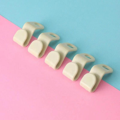 5pcs Household Pendant Connecting Hook Multi-Functional Stackable Fashion Pendant Connection Buckle Thickened Plastic Connection Buckle Hook