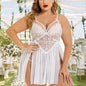 Dancing Mesh Dress - Sheer Lingerie, Lace Embroidery, Night Sexy Lingerie