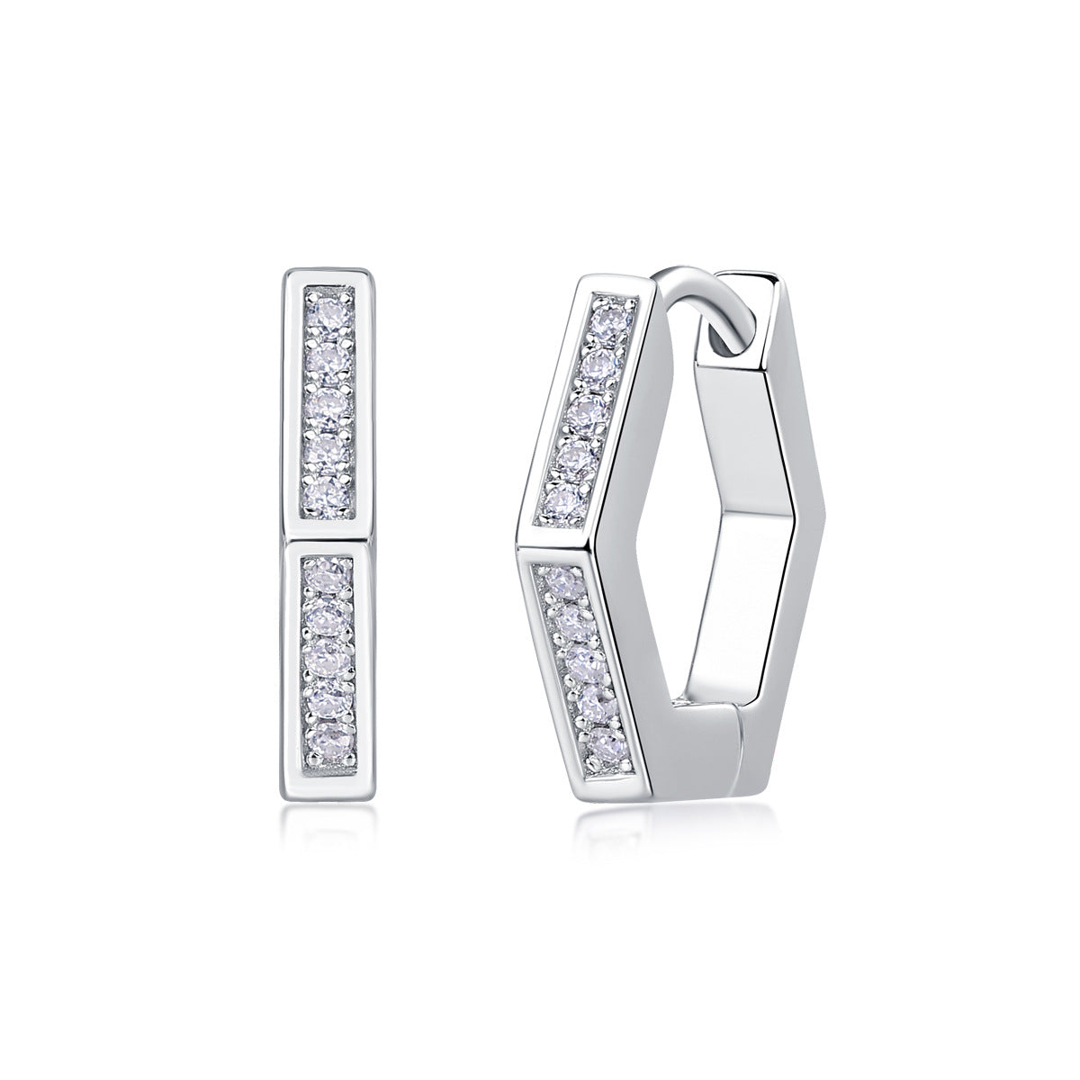 S925 Silver Mood Earrings Moissanite New Hoop Earrings