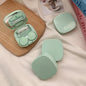 Style Simple Fashion Invisible Glasses Box Couple Box Nursing Beauty Pupil Box Solid Color Portable Cosmetic Contact Lenses Storage Box