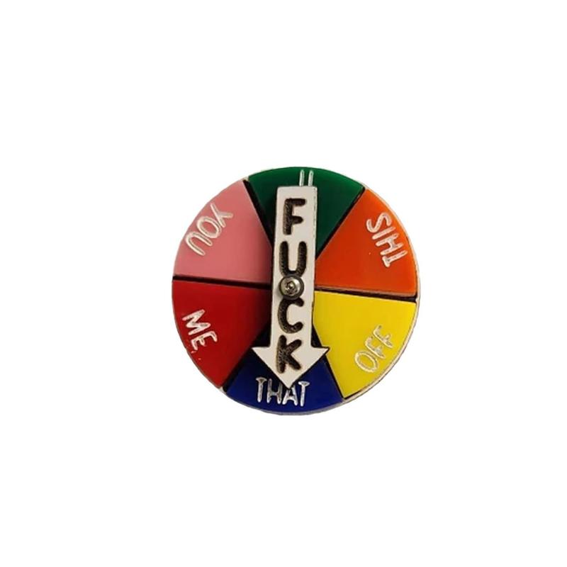 Spinner Magnet Colorful Turntable Rotating Magnet Refrigerator Whiteboard Office Inbox Decoration