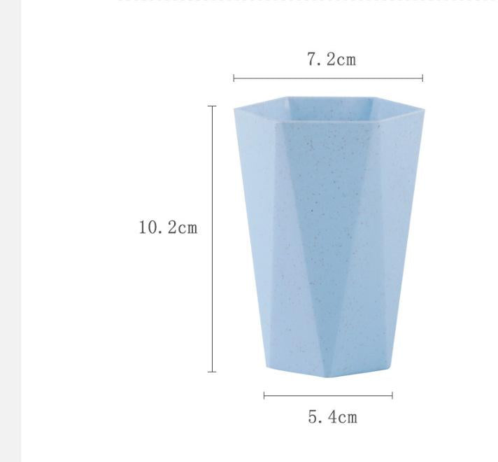 Instagram mouthwash cup, cute, simple, light luxury style, household plastic couple brushing cup, student dormitory transparent washing cup Tumbler