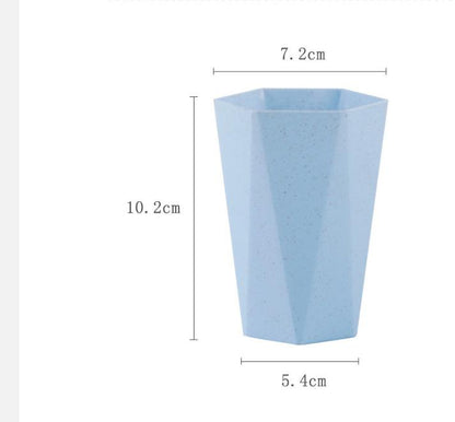Instagram mouthwash cup, cute, simple, light luxury style, household plastic couple brushing cup, student dormitory transparent washing cup Tumbler