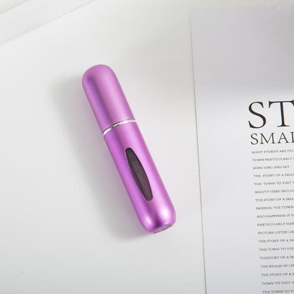 5ml refillable perfume atomizer travel, portable mini pocket Perfume Atomizer for travel accessories tin canister Organizer Bottle