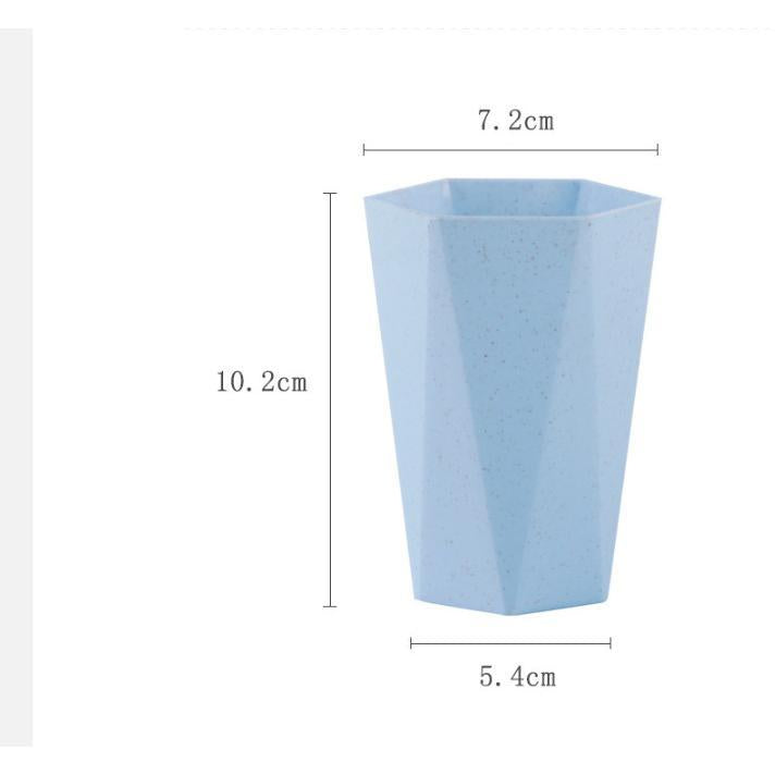 Instagram mouthwash cup, cute, simple, light luxury style, household plastic couple brushing cup, student dormitory transparent washing cup Tumbler