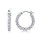 S925 Earrings Moissanite New Hoop Earrings