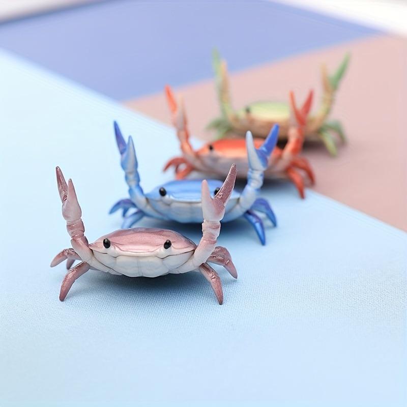 Realistic Crab Shaped Pen Holder, 1 Count Creative Cute Desktop Pen Stand, Decorative Desk Ornament for Office and Home, Desk Accessories, Summer Gifts, Office Stationery Supplies, Room Decor, Fall Decor, Birthday Gifts