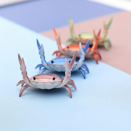 Realistic Crab Shaped Pen Holder, 1 Count Creative Cute Desktop Pen Stand, Decorative Desk Ornament for Office and Home, Desk Accessories, Summer Gifts, Office Stationery Supplies, Room Decor, Fall Decor, Birthday Gifts