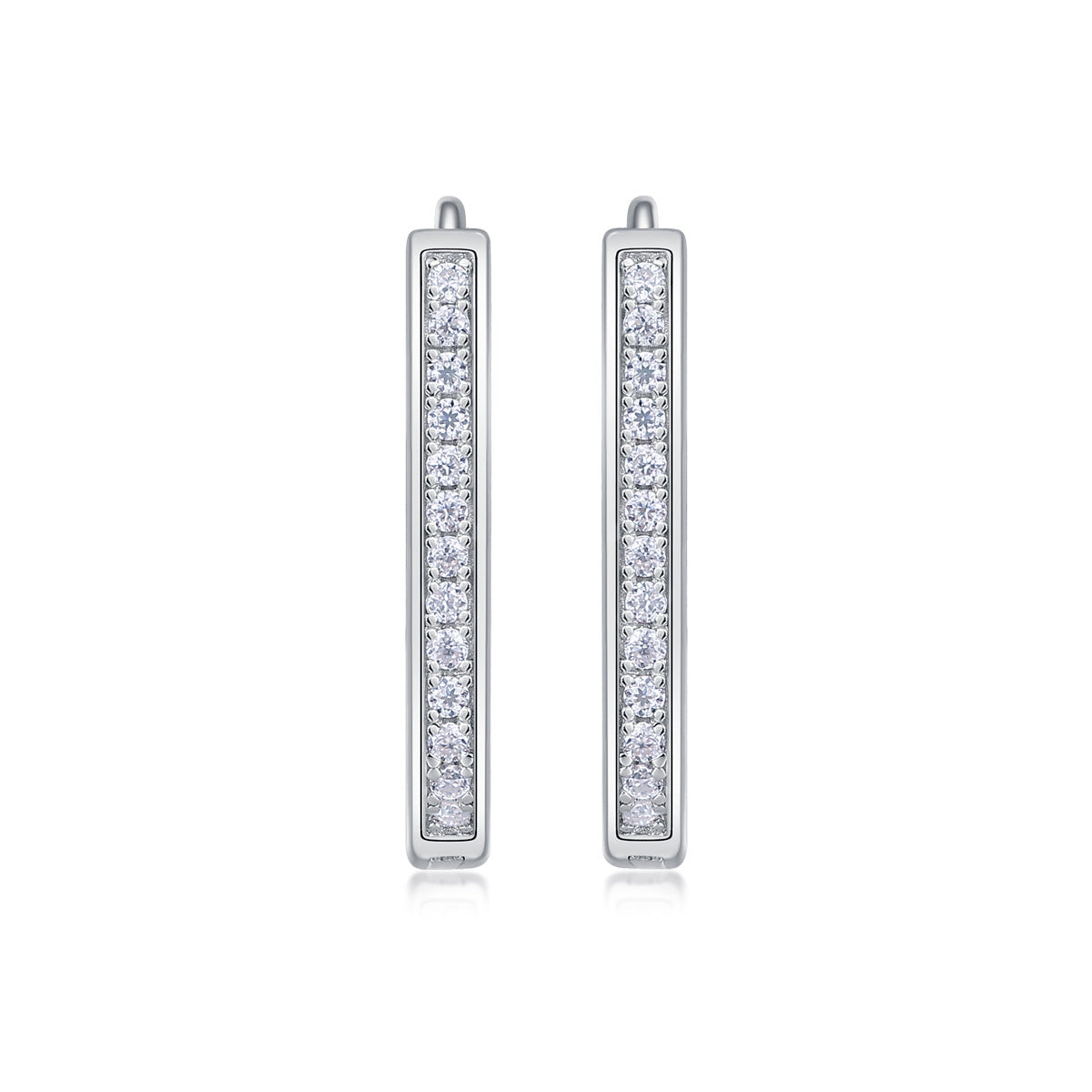 S925 Moissanite U-Shaped Ear Ring Women's High-Grade Sense Does