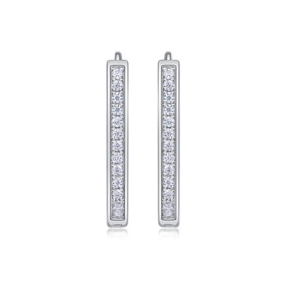 S925 Moissanite U-Shaped Ear Ring Women's High-Grade Sense Does