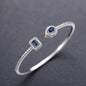 Open Bracelet For Women Trend Brass Zircon Bracelet Female Temperament Korean Version Simple Banquet Hand Jewelry Gift