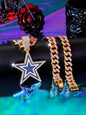Rhinestone Decor Star Design Pendant Necklace for Women & Men, Jewelry for Party, Daily Clothing Decor, Jewelry for Birthday Gift, Fall Outfits, Fall Freshness