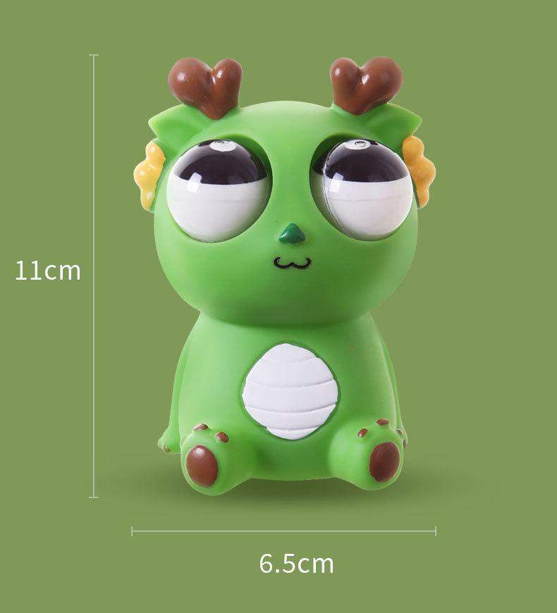 Blast Eye Dragon Squeezing Toy Decompression Toy Dragon Year Squeeze Stare Xlongren Doll Vent Blast Eye Dragon Toy Wholesale