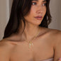 Crown cross/Cross Necklace 14k Gold Plated Double Cross Pendant CZ,Cubic Zirconia Cross Necklaces for Women Men Boy Jewelry Birthday Dainty Gifts Crown cross
