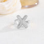 New 26 English letter rings fashionable chubby balloon letter rings with adjustable opening for women