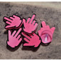 Acrylic Middle Finger Sucker Ornament Prank Small Gift Ornament