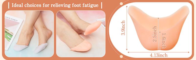 6 Pcs Toe Covers Toe Protectors for Women Silicone Toe Pouches Gel Pads Pointe Shoes Protectors Gel Sock Pads Ballet Dance Toe Caps with Breathable Hole for Ball of Foot Metatarsal(Beige)