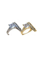 Elegant Rhinestone Decorated Promise Rings for Women, Summer 2024 Fashion Jewelry for Party, Daily Clothing Decor, Trendy & Exquisite Wedding Party Accessories Gifts, for Fall