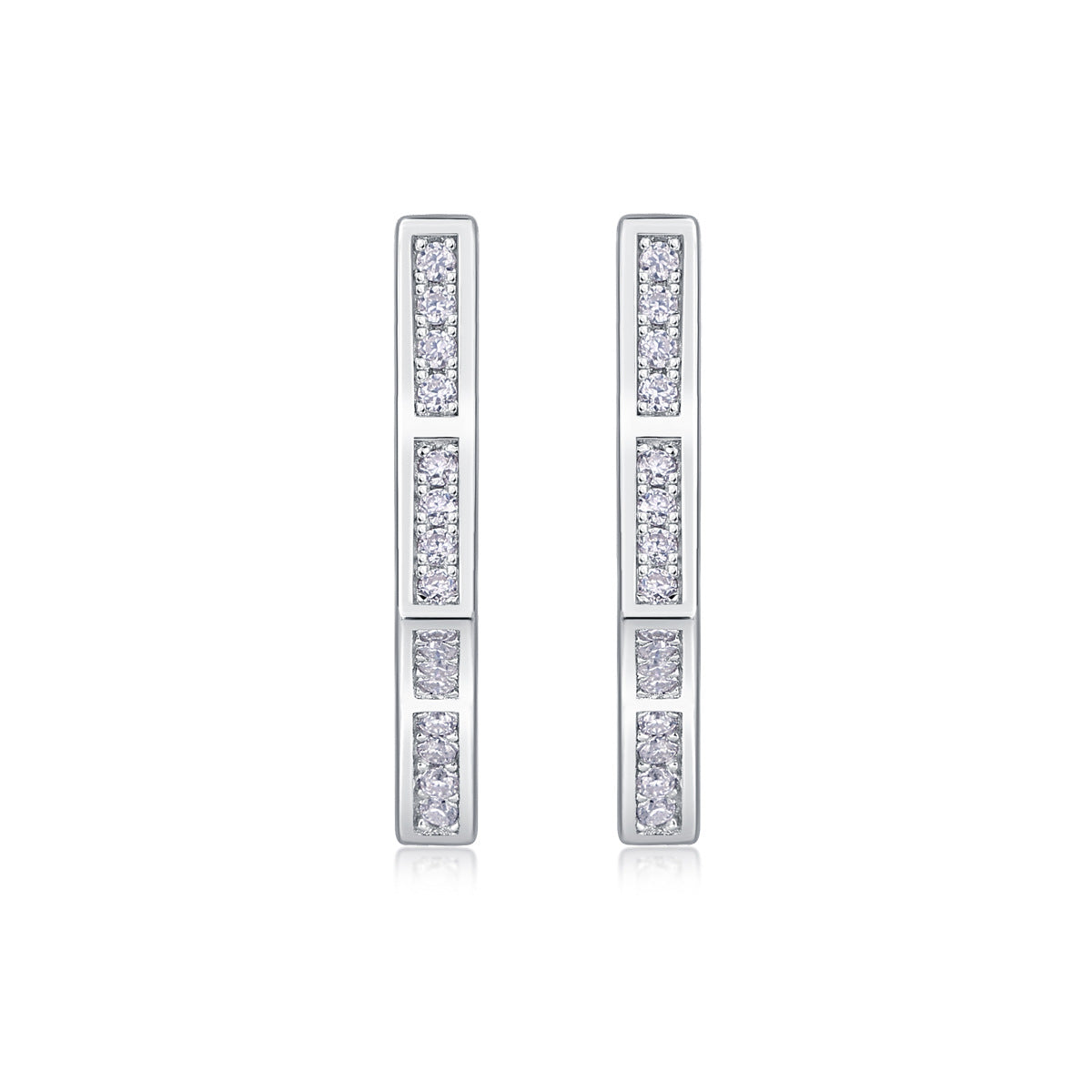 S925 Galaxy Wandering Earrings Moissanite New Hoop Earrings