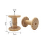 Solid Wood Spool Wooden Decoration DIY Handmade Spool Vintage Wood Spool Wooden Crafts