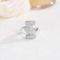 New 26 English letter rings fashionable chubby balloon letter rings with adjustable opening for women