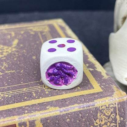 Halloween Demon Dice Toy Desktop Resin Crafts Micro Landscape Ornaments Atmosphere Gift