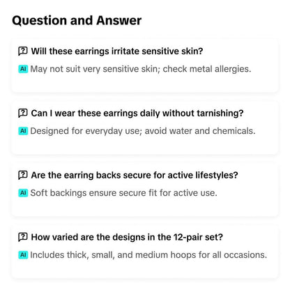 Geometric Design Hoop Earrings, Fall Fashionable Luxury Jewelry for Women & Girls for Party, Daily Clothing Decor, for Birthday Gift Back To School, Fall Outfits, Fall Freshness Fall Sets