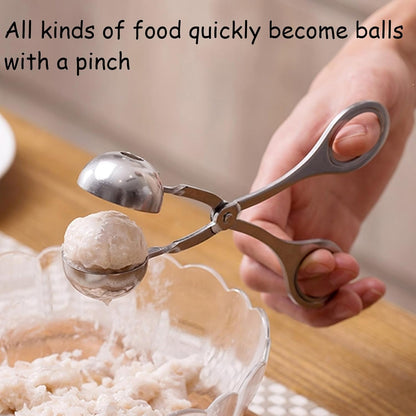 2pcs Stainless Steel Meatballs Maker TikTok Rice Ball Mold l Fried Pork Balls Household Tools Meatball Clip