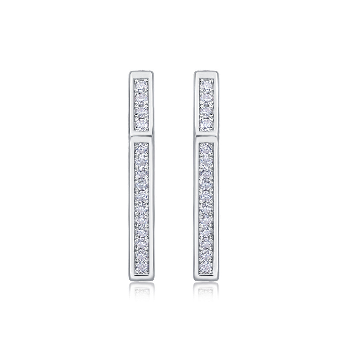 S925 Crown Earrings Moissanite New Hoop Earrings