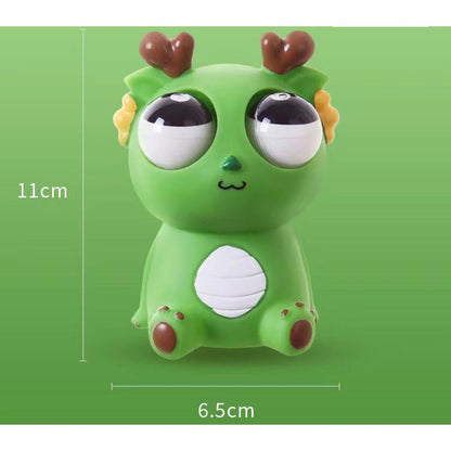 Blast Eye Dragon Squeezing Toy Decompression Toy Dragon Year Squeeze Stare Xlongren Doll Vent Blast Eye Dragon Toy Wholesale
